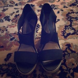 Steve Madden Black Espadrilles